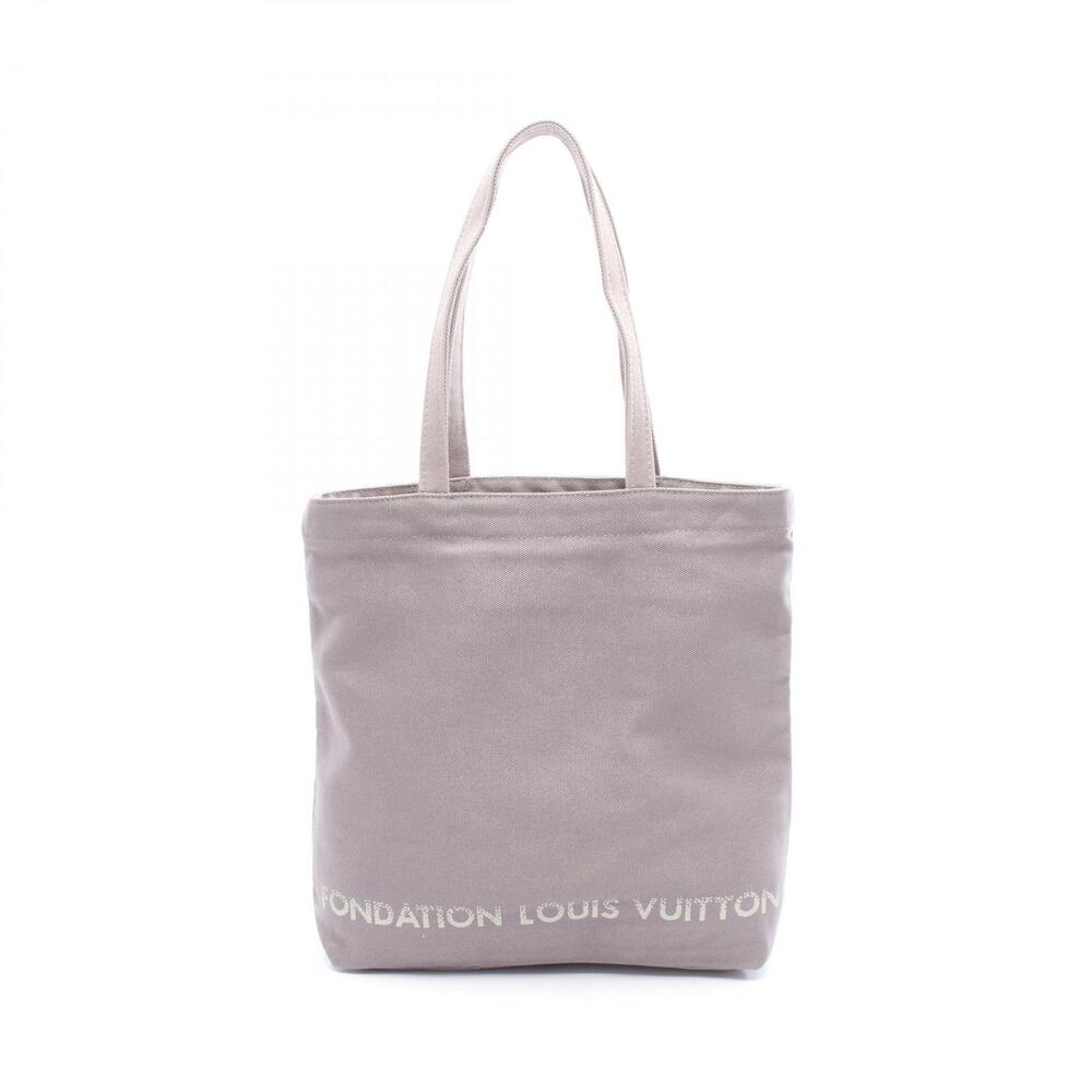 Louis Vuitton Fondation Tote Bag Canvas Gray
